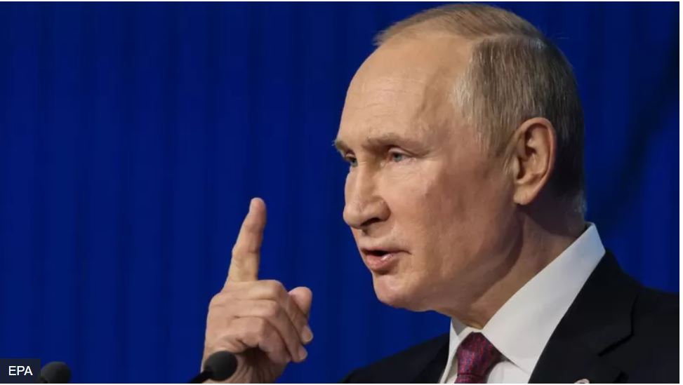 Путін лякає своїх співгромадян, що «російський народ може зникнути, якщо Заходу вдасться розвалити російську федерацію» 1