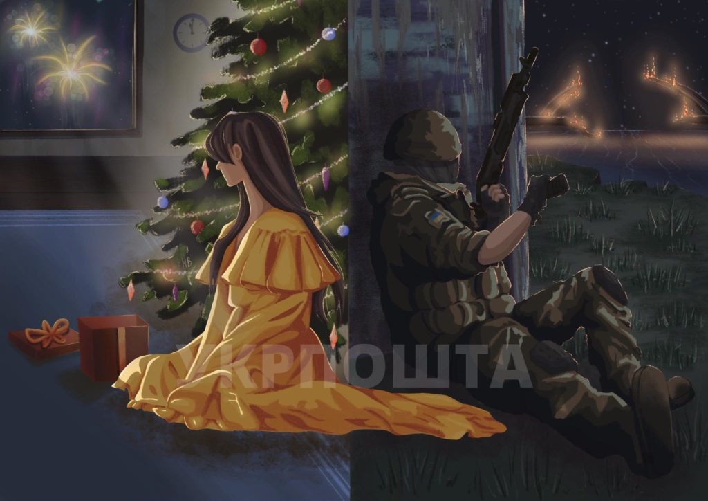 На різдвяній поштовій марці України буде малюнок дівчинки з Миколаєва 1