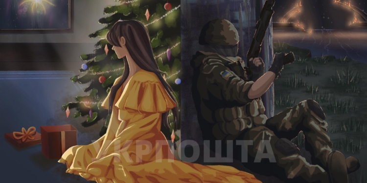 На різдвяній поштовій марці України буде малюнок дівчинки з Миколаєва