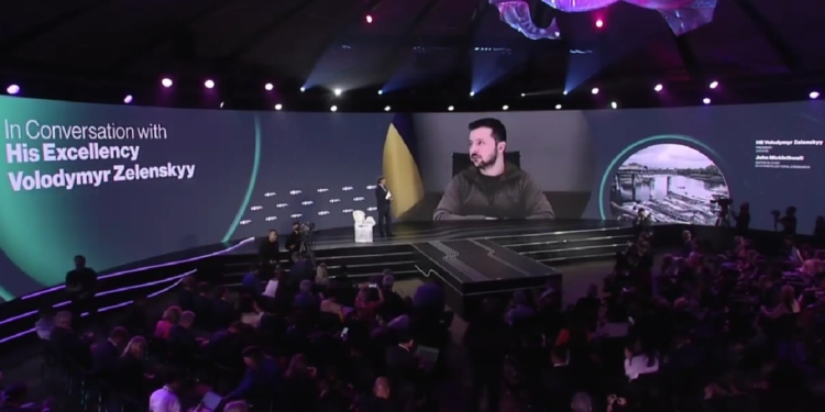 «Простим припиненням вогню нічого не вирішиш» – Зеленський виступив на Bloomberg New Economy Forum (ВІДЕО)