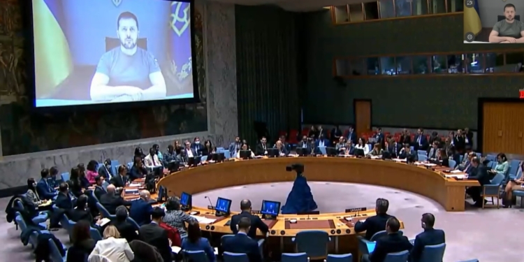 Зеленський попросив Радбез ООН відреагувати на терор росії і звернувся до українців (ВІДЕО)
