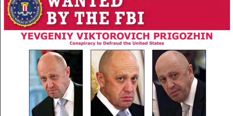 ФБР оголосила в розшук Пригожина – пропонує за його “голову” $250 тисяч (ФОТО)