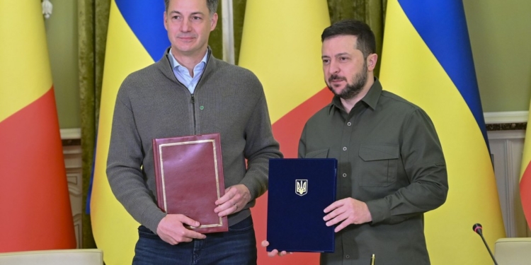 Президент України і Прем’єр-міністр Королівства Бельгія підписали спільну декларацію про підтримку членства України в НАТО і ЄС (ФОТО)