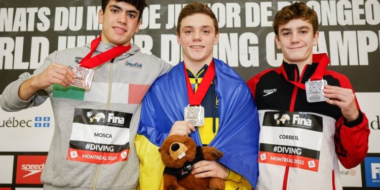 15-річний українець здобув перше для України «золото» чемпіонату світу зі стрибків у воду