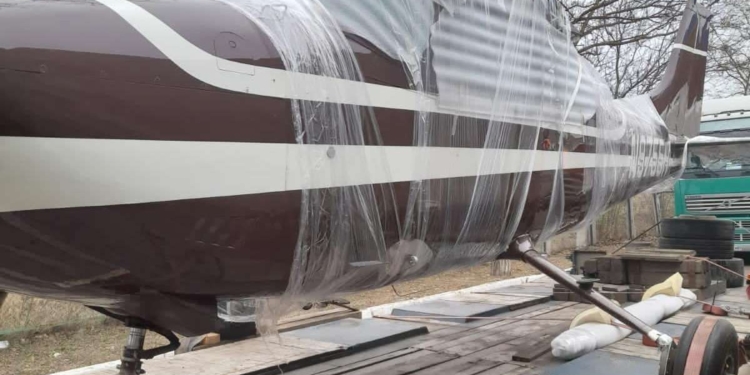 Одеські митники вилучили літак «CESSNA» 182R – його везли причепом до Молдови (ФОТО)