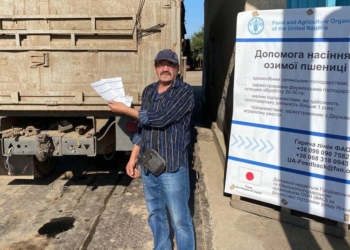 Аграрії двох районів Миколаївщини завдяки підтримці FAO безплатно отримали понад 1400 тонн насіння пшениці (ФОТО)