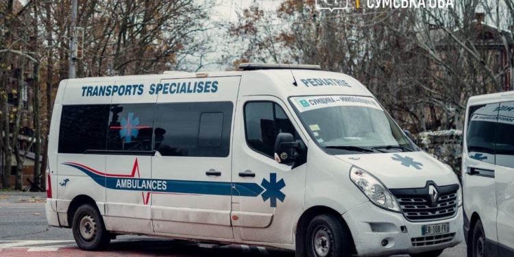 Сумська ОВА передала для Снігурівської громади на Миколаївщині карету «швидкої» (ФОТО, ВІДЕО)