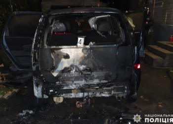 Миколаївські поліцейські затримали трьох причетних до підпалу автівки громадського активіста Вознесенська (ФОТО, ВІДЕО)
