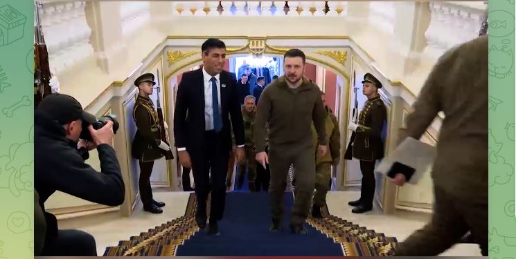 До України приїхав прем’єр-міністр Великої Британії Ріші Сунак (ВІДЕО)