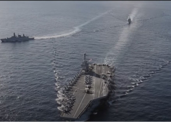 Авіаносець USS Gerald R. Ford вже біля берегів Європи (ВІДЕО)