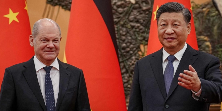 “Війна створює багато проблем для нашого світопорядку, що базується на правилах”,- Шольц і Сі зустрілися в Китаї