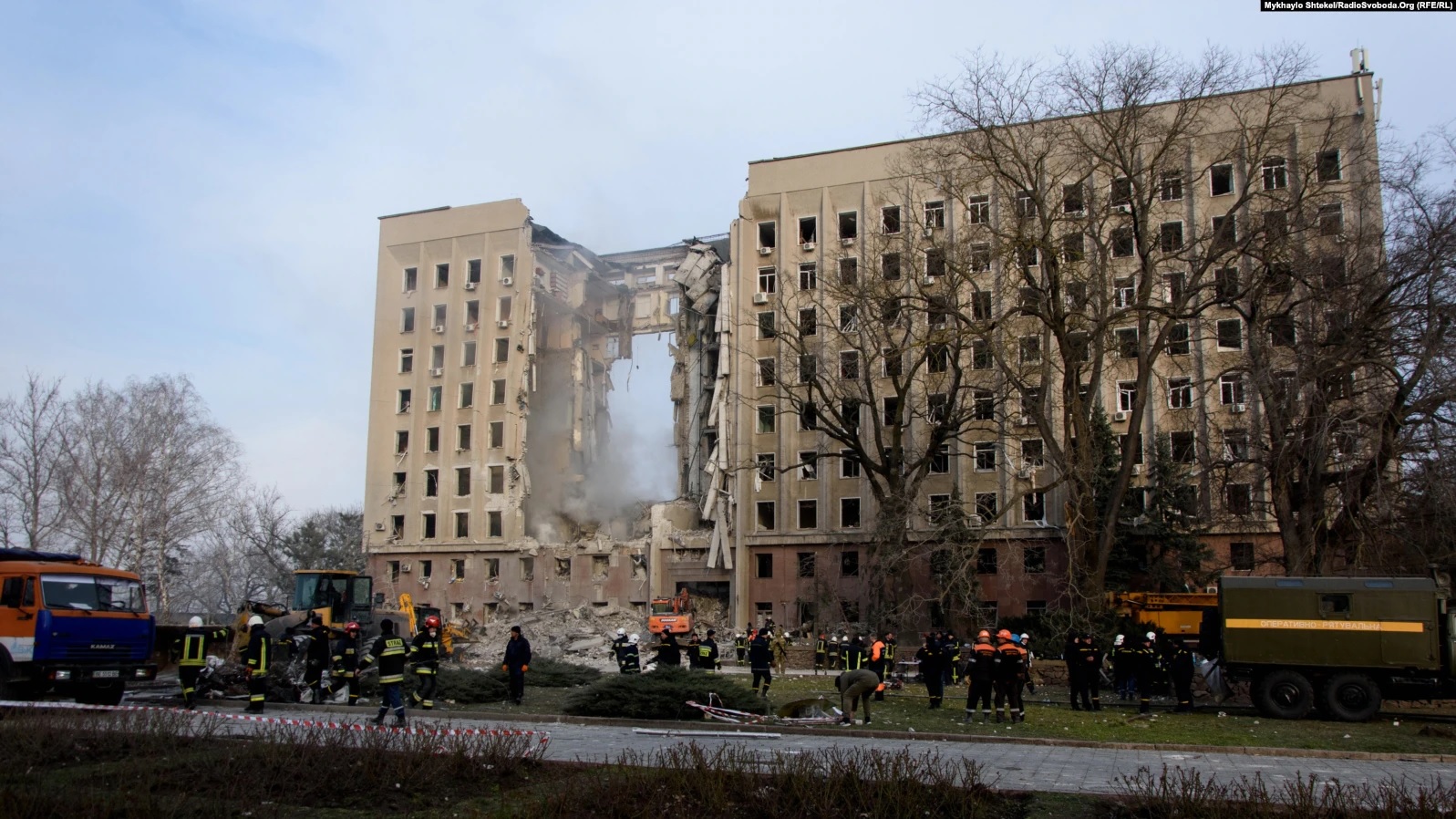 Будівлю Миколаївської ОВА, яка постраждала внаслідок російського ракетного удару, знесуть
