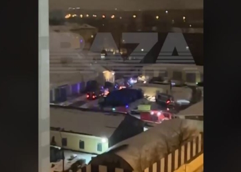 В Москві горить військова частина (ВІДЕО)