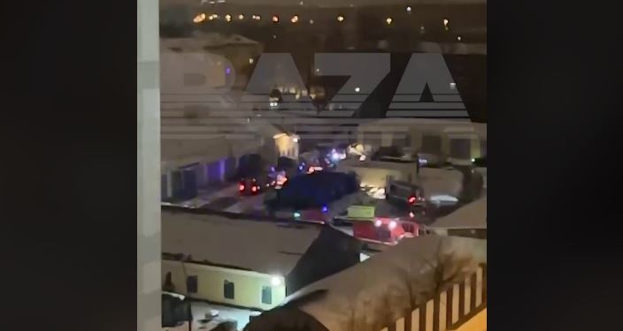 В Москві горить військова частина (ВІДЕО)