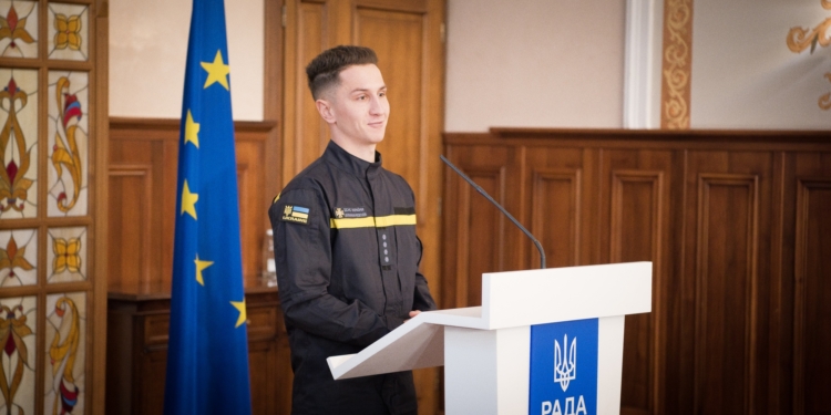 Рятувальник з Миколаївщини нагороджений Премією Верховної Ради України (ФОТО)