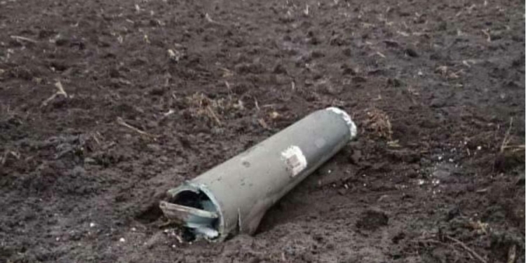 Під час ракетної атаки на Україну одна ракета чи її частина впала в Білорусі (ФОТО)