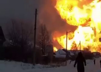 В Чувашії вибух і пожежа на газопроводі (ВІДЕО)