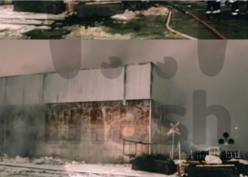 В Москві горить інститут легких сплавів (ФОТО)