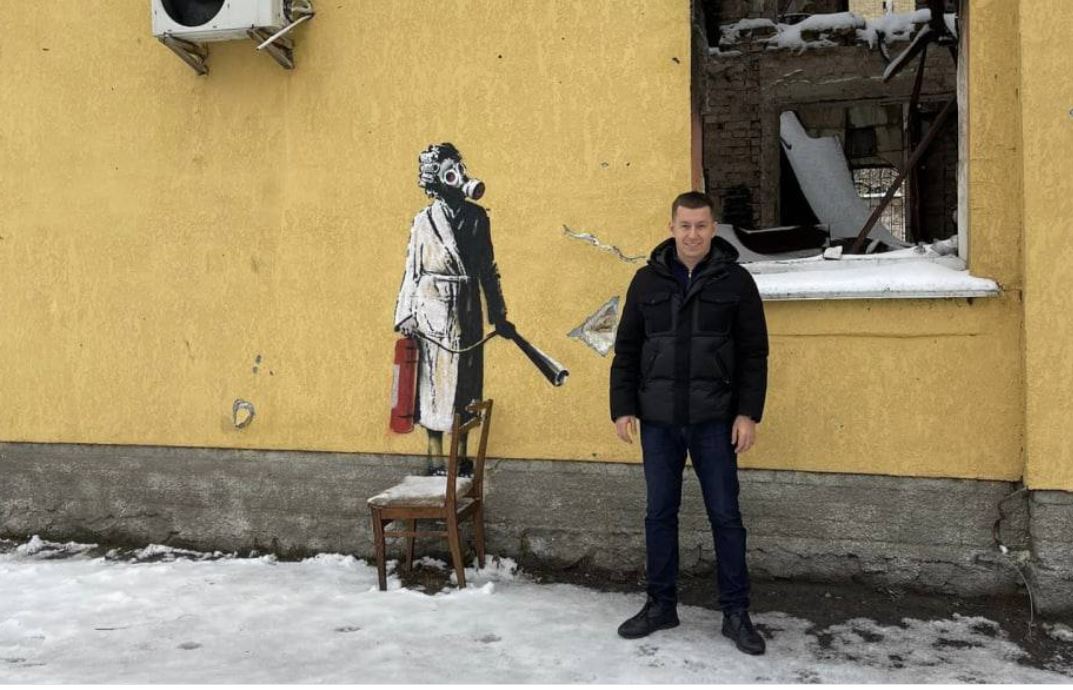 Графіті Бенксі на Київщині будуть охороняти, гостомельські викрадачі в СІЗО, але є юридичні тонкощі 5