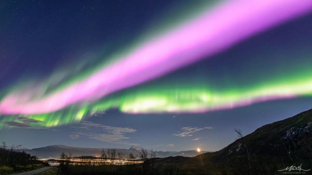 У Норвегії вдруге зафіксували рідкісне полярне сяйво - рожеве (ФОТО) 7