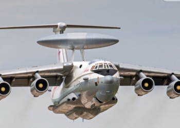 В Білорусі сів літак радіолокаційного виявлення та управління армії рф – він уже прилітав туди в перші дні війни (ВІДЕО)