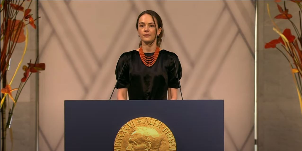 “Права людини – це про спосіб мислення і сприйняття світу”, – промова представниці України на церемонії вручення Нобелівської премії (ВІДЕО)