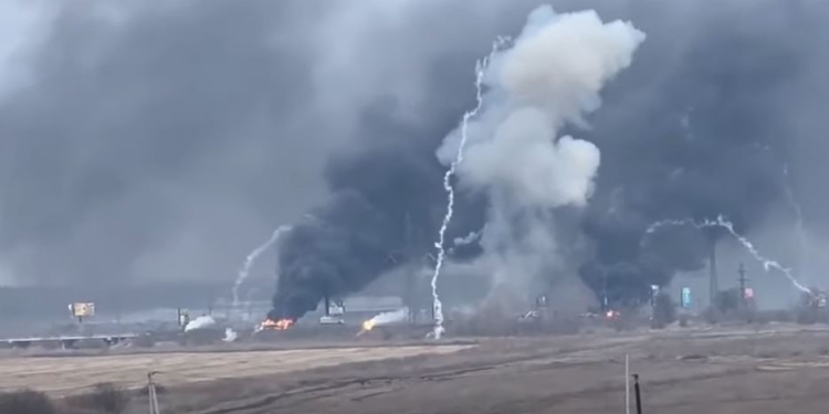 З’явилося відео знищення Кемеровського СОБРу в Ірпені на початку війни (ВІДЕО)