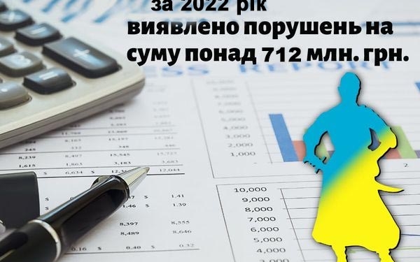 В 2022 році на Миколаївщині держаудитори виявили порушень процедур закупівель на суму понад 712 млн.грн.