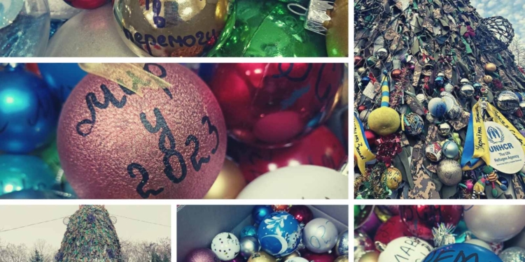 Стало відомо, де будуть зберігатися прикраси з побажаннями на 2023 рік з Ялинки Незламних в Миколаєві