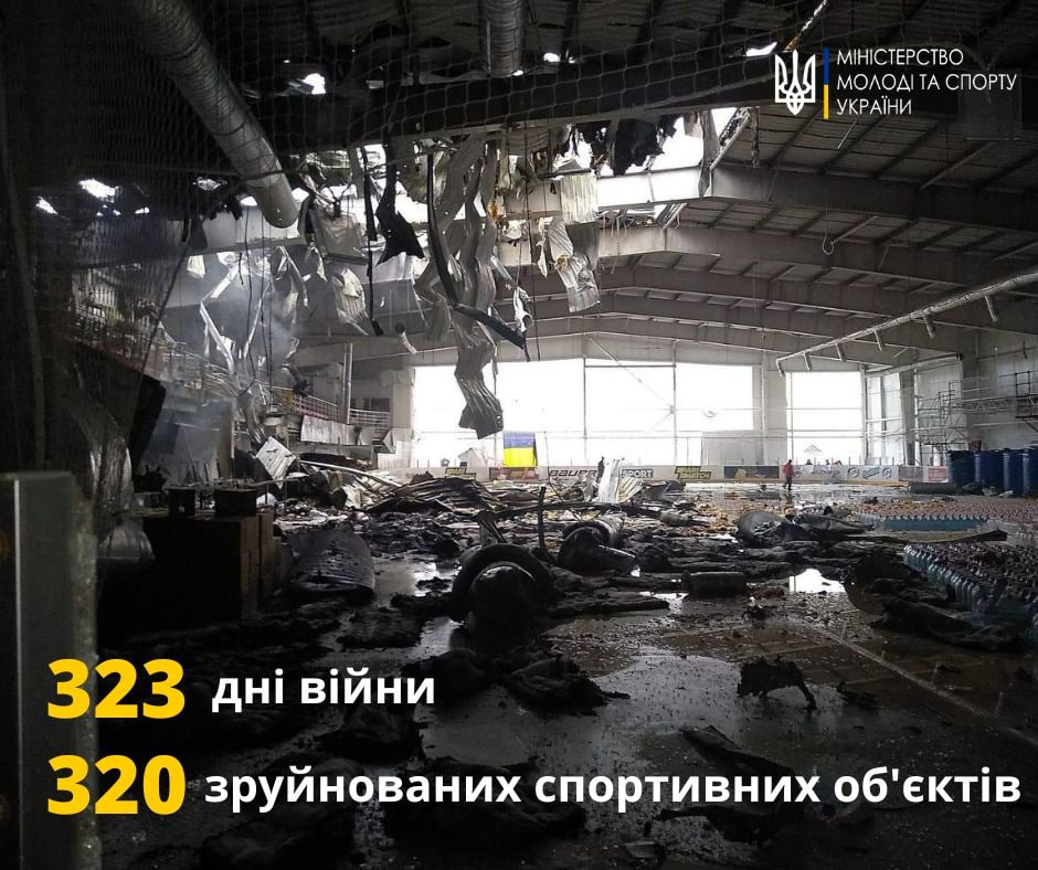 На Миколаївщині росіянами зруйновано 27 спортивних об’єктів 1