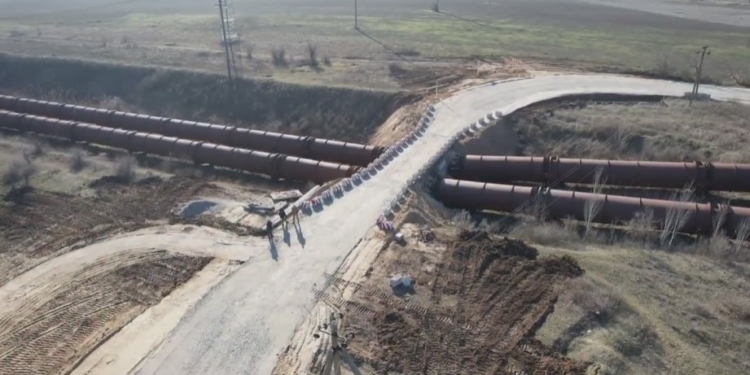 В Снігурівській громаді на Миколаївщині відкрили об’їзд зруйнованого мосту через магістральний канал в напрямку Херсону (ВІДЕО)