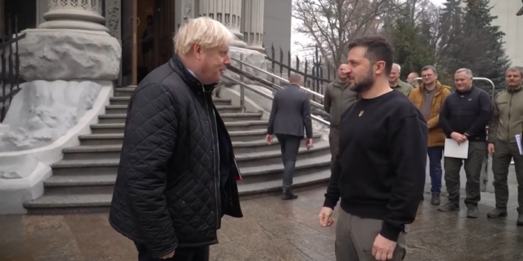 Володимир Зеленський зустрівся з Борисом Джонсоном (ВІДЕО)