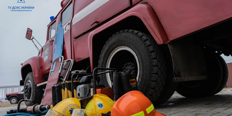 На Миколаївщині з’явився ще один підрозділ пожежної охорони – у Рибаківці (ФОТО, ВІДЕО)