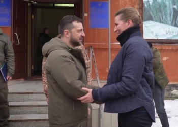 Президент України і прем’єр Данії відвідали поранених в шпиталі в Миколаєві (ВІДЕО)