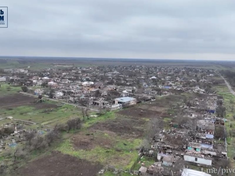Як зараз виглядає село Мирне Миколаївської області, яке майже повністю знищили оккупанти (ВІДЕО)