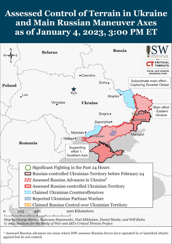 Українські військові успішно відбивають масовані атаки окупантів у районі Бахмута та Соледара - ISW 1