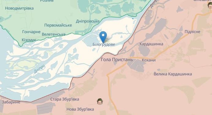 Наші артилеристи на Дніпрі в районі Голої Пристані підбили ворожий катер