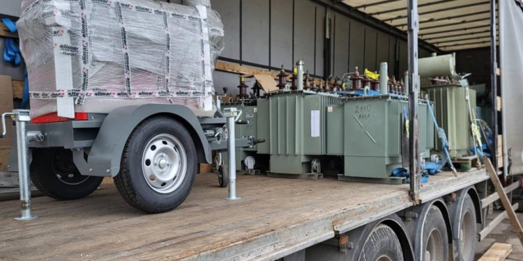 Енергетики Миколаївщини отримали понад 80 тонн енергетичного обладнання від міжнародних партнерів (ФОТО)