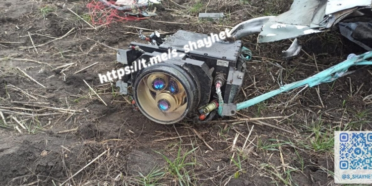 Головний поліцейський Миколаївщини показав збиту під час другої за сьогодні ракетної атаки росіян (ФОТО)