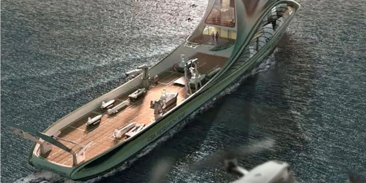 До уваги Притули. На воду спущений перший у світі “авіаносець для дронів” (ФОТО, ВІДЕО)