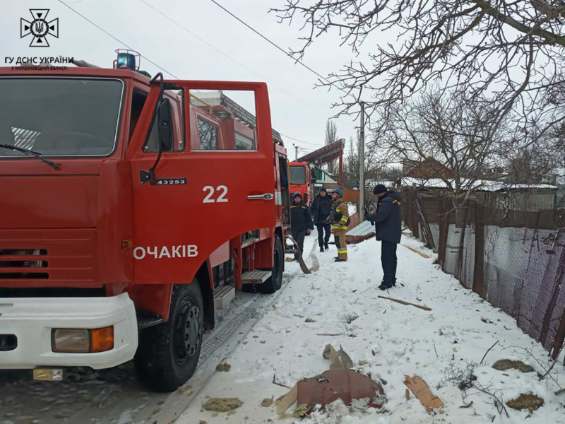 Від обстрілу була пожежа в Очакові, горіло в Миколаєві та в Садах (ФОТО)