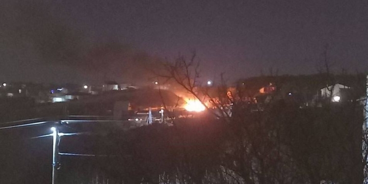 Вночі в Криму вибухало і палало (ВІДЕО)