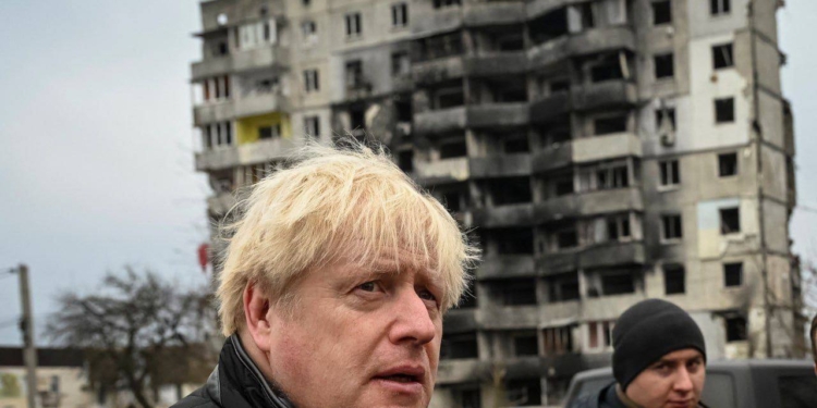 Борис Джонсон приїхав на Київщину – соцмережі (ФОТО)