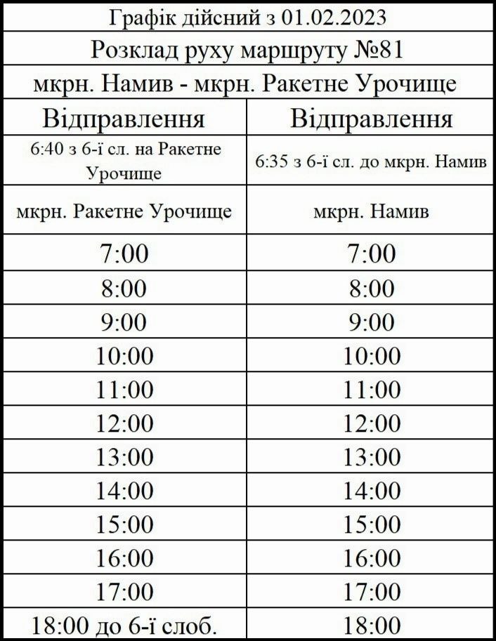 Відзавтра «Миколаївпастранс» збільшує кількість автобусів на своїх маршрутах (ГРАФІКИ) 7