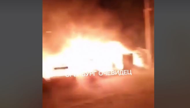 В Оренбурзькій області згорів наметовий табір мобілізованих (ВІДЕО)