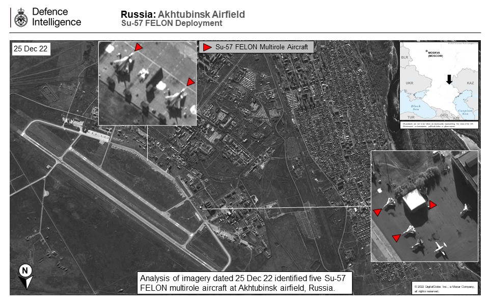 Для ударів по Україні рашисти використовують новітні Су-57, - розвідка Британії (ФОТО) 2