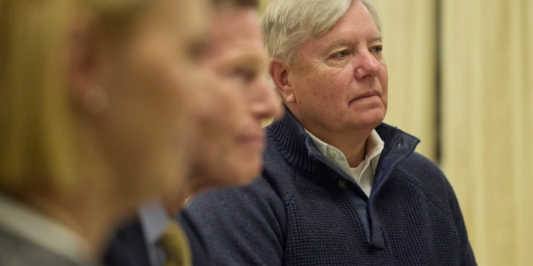 Сенатори США в Києві закликали надати Україні всю потрібну зброю. Особливо різким був республіканець Грем (ВІДЕО)