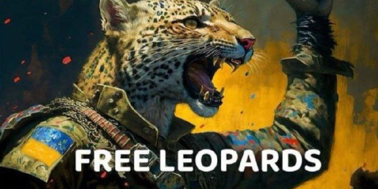 Українці долучаються до леопардового флешмобу – чекають на танки (ФОТО)