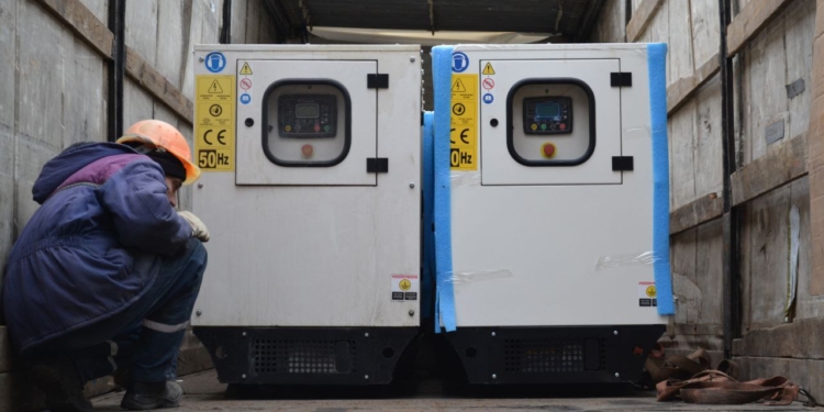 Посольство Грузії в Україні передало АТ «Миколаївобленерго» дизель-генераторні установки (ФОТО)