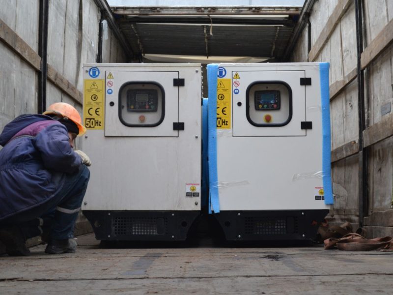 Посольство Грузії в Україні передало АТ «Миколаївобленерго» дизель-генераторні установки (ФОТО)